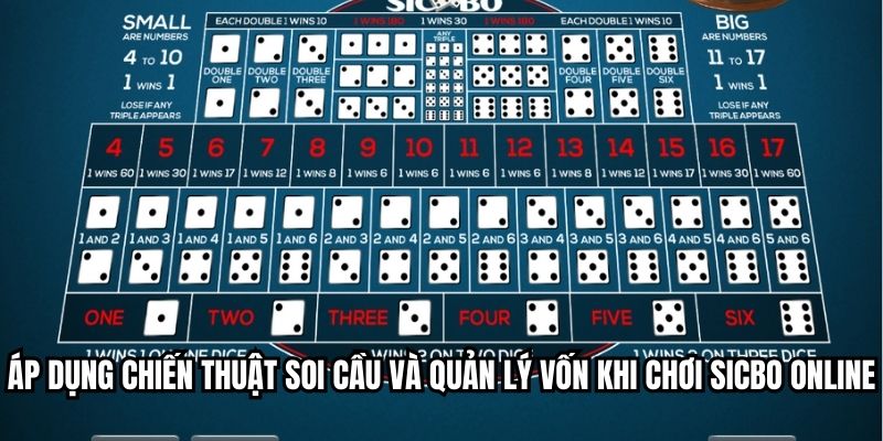 Áp dụng chiến thuật soi cầu và quản lý vốn khi chơi sicbo online
